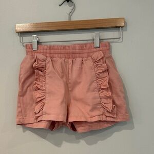 Tea Collection woven Pink Ruffle Girls Shorts
